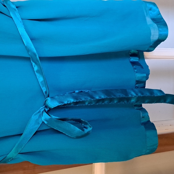 Lane Bryant Women's v-neck blouse teal color size 14/16 - Picture 11 of 12